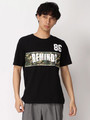 WEGO/カモフラ切替ナンバリングTシャツ