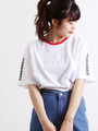 WEGO/リンガーロゴTシャツ