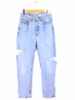 リメイククラッシュデニムパンツ リメイク  LEVIS リーバイス   