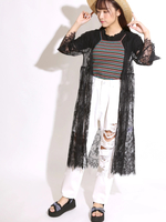 WEGO/シアーレースガウン