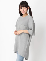WEGO/ワッフルポケット付きビッグTシャツ