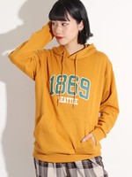 WEGO/カレッジロゴプリントパーカー