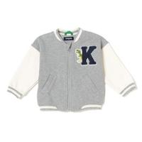 K刺しゅうジップアップブルゾン