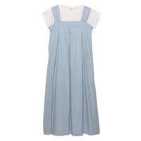 【16%OFF】【LIEN】プリーツジャンパースカート×Tシャツセット