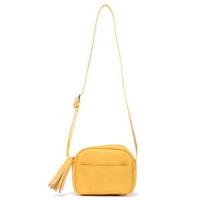 【24%OFF】合皮タッセルつきショルダーバッグ