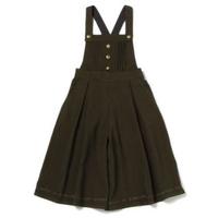 【50%OFF】【キッズサイズ向け】ロゴ刺しゅう入りガウチョサロペット