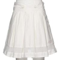 【50%OFF】シアボーダー切り替えプリーツスカート