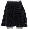 【50%OFF】ストライプ柄ベロアミニスカート