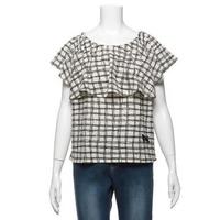 【50%OFF】チェック柄ブラウス