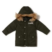 【50%OFF】フェイクファーつきフードダウンジャケット