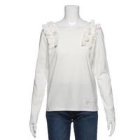 【50%OFF】フリルつきTシャツ