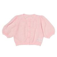 【50%OFF】レース花バルーン袖カーディガン