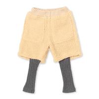 【20%OFF】もこもこハーフパンツ×レギンスセット