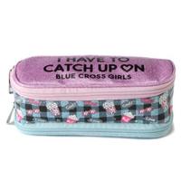 【30%OFF】グリッターチェックペンポーチ