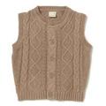 【20%OFF】ケーブルニットベスト
