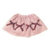 【30%OFF】チュール重ねリボンスカート