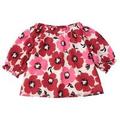 【40%OFF】トドラー ポピーフローラルトップ