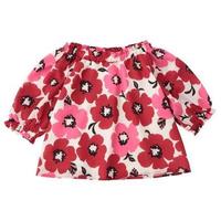 【40%OFF】トドラー ポピーフローラルトップ
