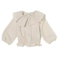 フリル衿ブラウス