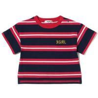 【50%OFF】ボーダーロゴTシャツ