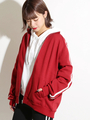 WEGO/2ラインハイネックブルゾン