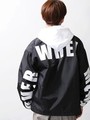 WEGO/グラフィックコーチジャケット