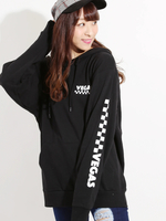 WEGO/ダブルサイドストリートプリントパーカー