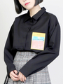 DING/フォトプリント長袖シャツ