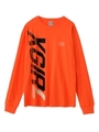 BIG VERTICAL LOGO L/S REGULAR TEE/オレンジ