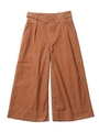 CORDUROY CROPPED PANT/ブラウン