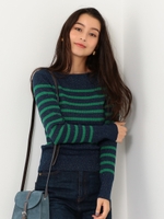 CS ラメリブ ボートネック プルーバー/その他1