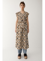 ETHNIC N／S WRAP ドレス/柄WHT5