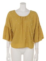 FパールシフォンバルーンSLVTOP/YEL