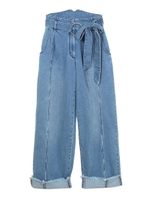 HIGH WAIST FLARE DENIM PANTS/インディゴ