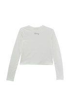 Honey logo longT-shirt/white