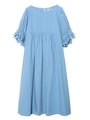 LACE SLEEVE DRESS/ライトブルー