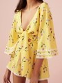 LIMONCELLO PLAYSUIT/YELLOW FLORAL