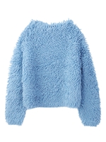 LOOP KNIT TOPS/ライトブルー