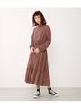 Minimal FlowerハイネックOP/BRN