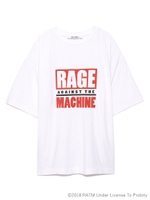 RAGEコラボロゴTシャツ/WHTxORG