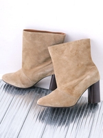 REMME/太ヒールショートブーツ BAMBI/グレージュ3(043)