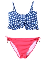 RIBBON BIKINI SET/ブルー