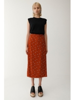 SIDE BUTTON スカート/柄RED5