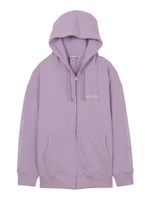 SLEEVE LOGO BIG SWEAT ZIP HOODIE/ライトパープル
