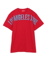 STENCIL LOGO S/S BIG TEE/レッド