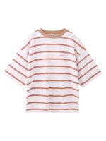 STRIPED H/S TEE/ホワイト