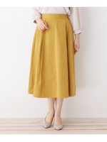 TC天竺フレアスカート/マスタード(033)
