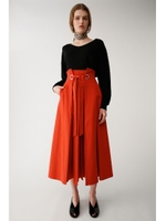 WAIST DESIGN スカート/D/RED3
