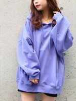 WEGO/デイリーカラールーズパーカー