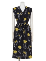 [BED&BREAKFAST]LILY Sleeveless Dress/NAVY